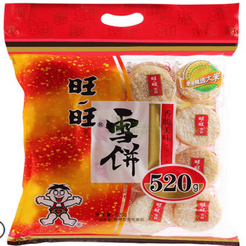 哈尔滨旺旺雪饼520g总代理批发兼零售，哈尔滨购网www.hrbgw.com送货上门,旺旺雪饼520g哈尔滨最低价格批发零售,京聪商城,哈尔滨购物送货上门。