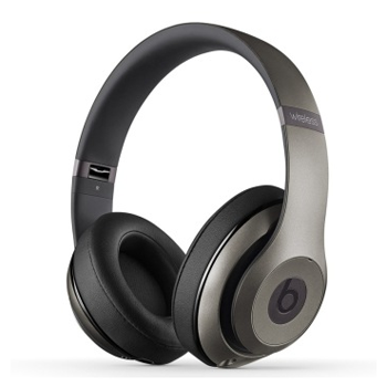 京聪商城Beats Studio Wireless 录音师蓝牙无线版 头戴包耳式耳机 Hi-Fi降噪 钛金色 带麦双模总代理批发