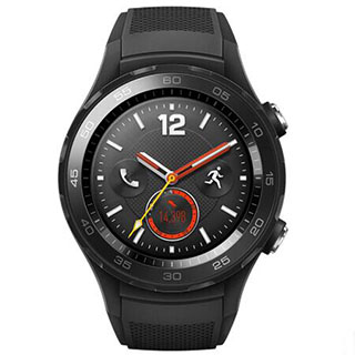 京聪商城 HUAWEI WATCH 2 华为第二代智能运动手表4G版 独立SIM卡通话 GPS心率FIRSTBEAT运动指导 NFC支付 碳晶黑总代理批发