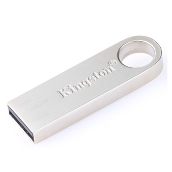 京聪商城金士顿（Kingston）DT SE9H 8GB 金属U盘 银色亮薄总代理批发