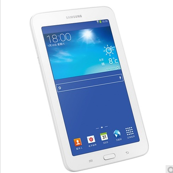 京聪商城三星（SAMSUNG） GALAXY Tab3 Lite T110 7英寸 (双核1.2GHz 8G WIFI 白色)平板电脑 总代理批发