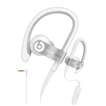 京聪商城BEATS PowerBeats 2 挂耳式运动耳机 白色 iphone线控带麦总代理批发